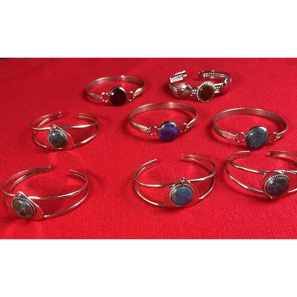 08 Pieces Peruvian Semi-precious Stone Bracelets from Perú NEW - Picture 5 of 6